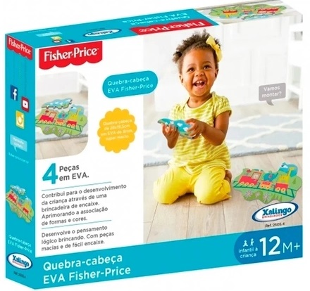 Quebra-cabeça EVA Fisher-Price